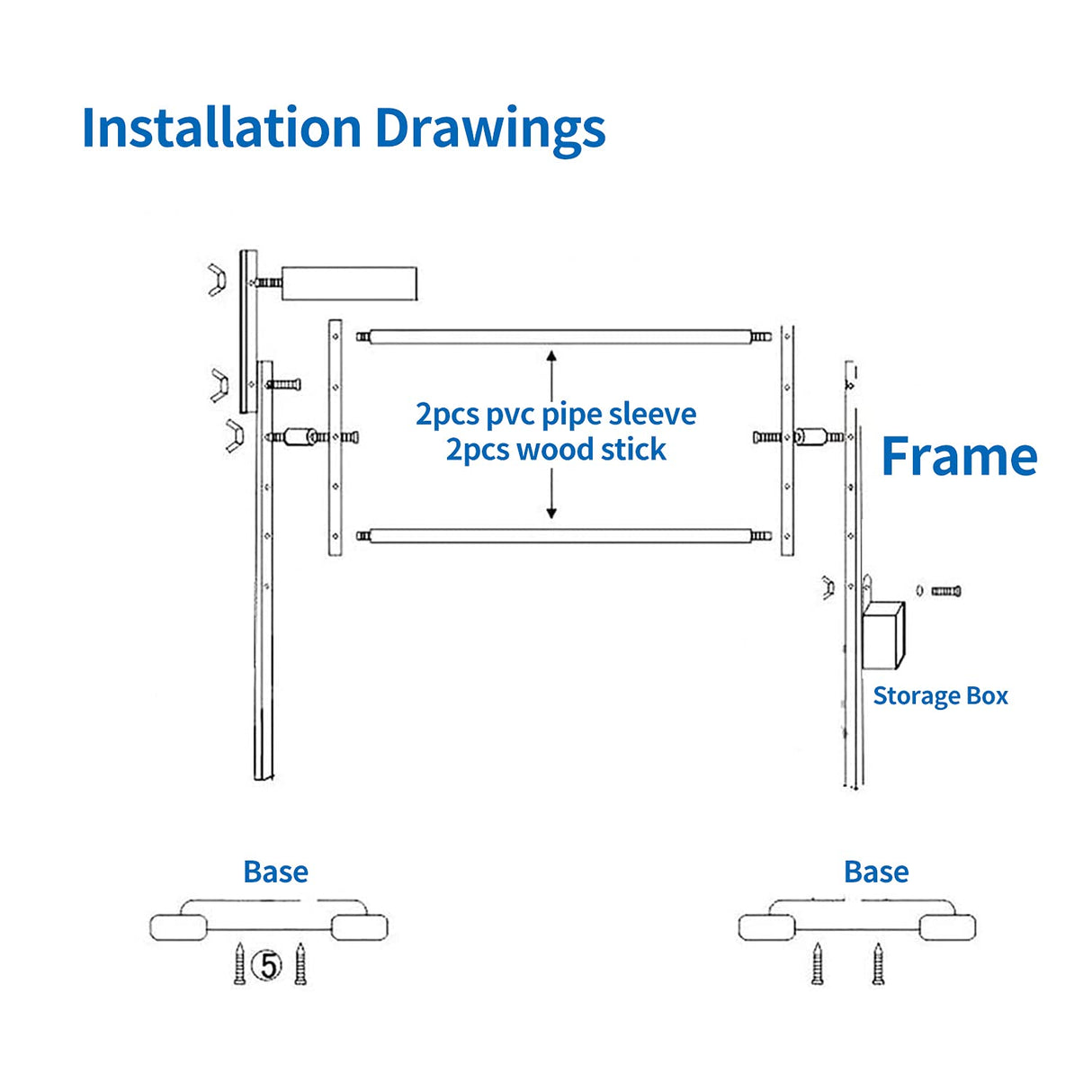 Adjustable Cross Stitch & Embroidery Hoop Stand - Tapestry & Quilting Frame Stand with 5 Height Levels (20" x 15.7") awagas