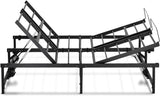 COMHOMA Adjustable Bed Frame Queen, Independent Head and Foot Incline, Adjustable Electric Bed Base with Remote Control, Easy Installation (King (U.S. Standard)) COMHOMA