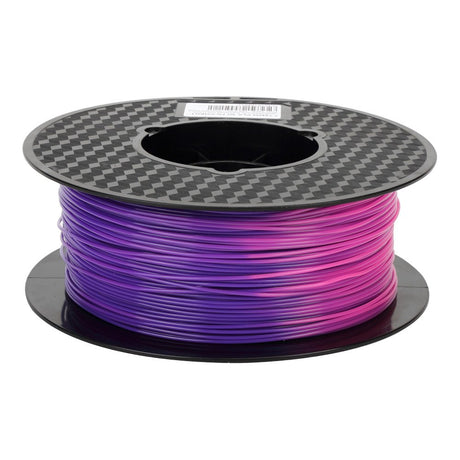 CC3D Color Change PLA Filament Purple Blue to Pink PLA Filament 1.75 mm 1KG 3D Printer Filament 2.2LBS Spool Heat Temp Color Changing Filament with Temperature PLA CC3D