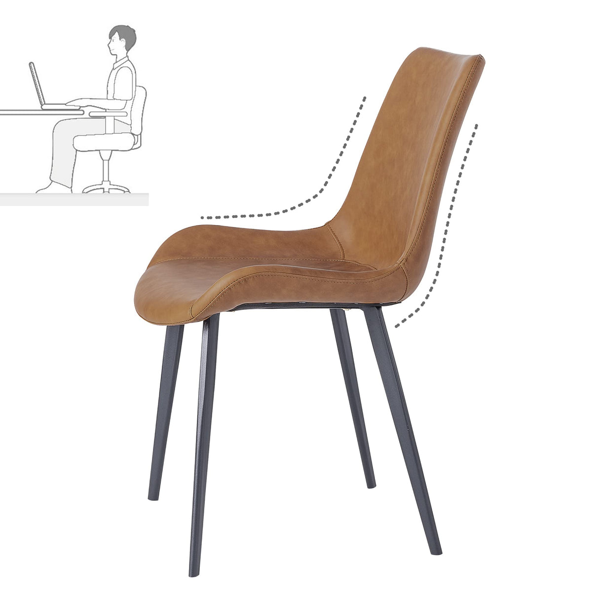 ZckyCine Modern Mid-Century Dining Table Set for 6-8 People Kitchen Dining Room Table Set Extendable Wood Dining Table and 6 Upholstered Chairs, Home Kitchen Furniture ZckyCine