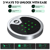 Luzfuego 30-40 Large Gun Safe, Digital Gun Safe for Rifles and Pistols with LCD Keypad & Gun Rack, Unassembled Long Gun Cabinet for Rifles and Shotguns with Mute Function & Dual Alarm Luzfuego