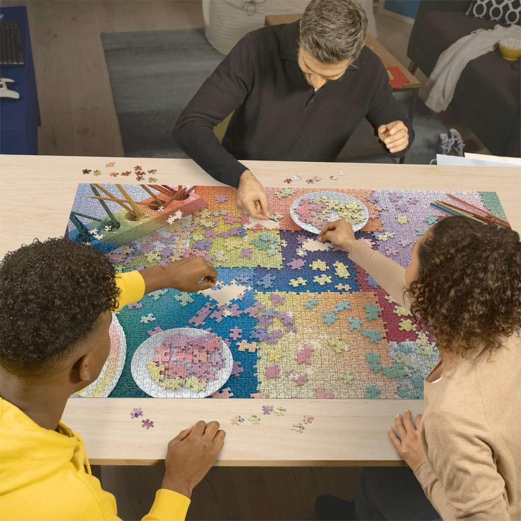 Ravensburger Puzzles on Puzzles 3000 Piece Jigsaw Puzzle for Adults - 17471 | Artwork by Karen Puzzles | Premium Interlocking Fit | Vibrant, Glare-Free Design | Durable Blueboard Construction Ravensburger