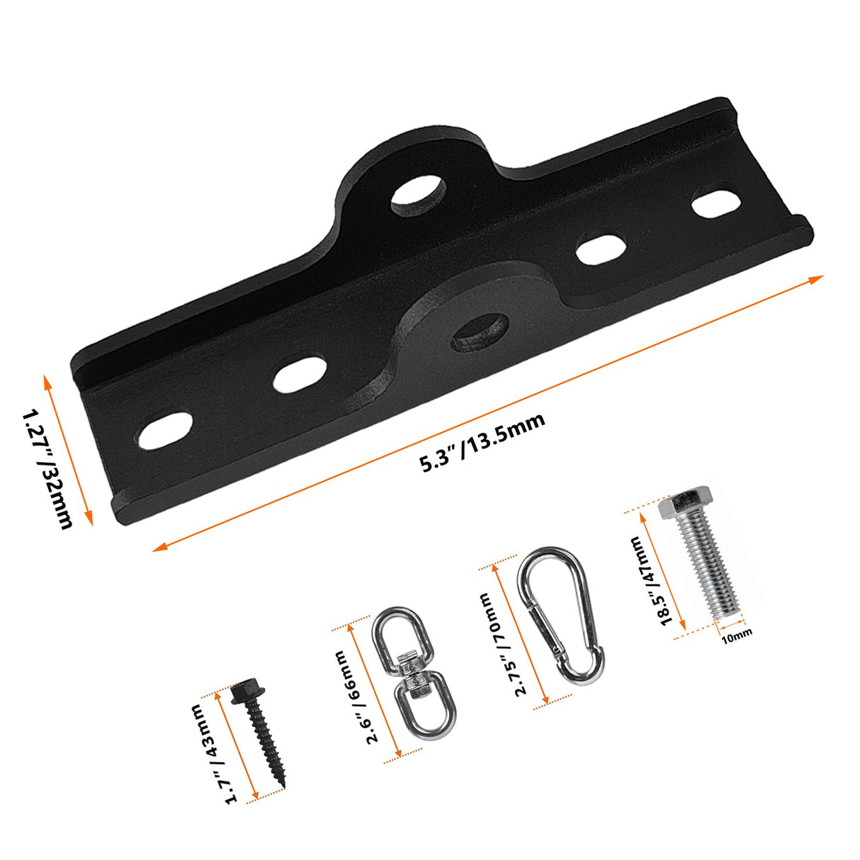 YZZHAJ Heavy Punching Boxing Bag Hanger, Wall Ceiling Heavy Bag Mount Wood Beam Hook, Heavy Bag Hangers Brackets 360° Rotating for Boxing Muay Thai Training, Aerial Yoga Swing & Hammock YZZHAJ