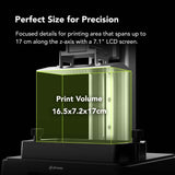 phrozen Sonic Mini 8K S LCD Resin 3D Printer, 7.1" Monochrome LCD, Tabletop 3D Resin Printer with 22µm XY Resolution, 6.5 * 2.8 * 6.7 Inch Printing Volume for Models, Miniatures and Action Figures phrozen