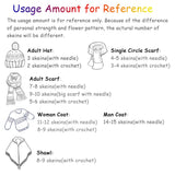 2 Skeins Rainbow Soft Yarn 100% Wool Gradient Multi Color Yarn for Crocheting Knit Total Length 180m×2(196yds×2,50g×2)-11 NICEEC