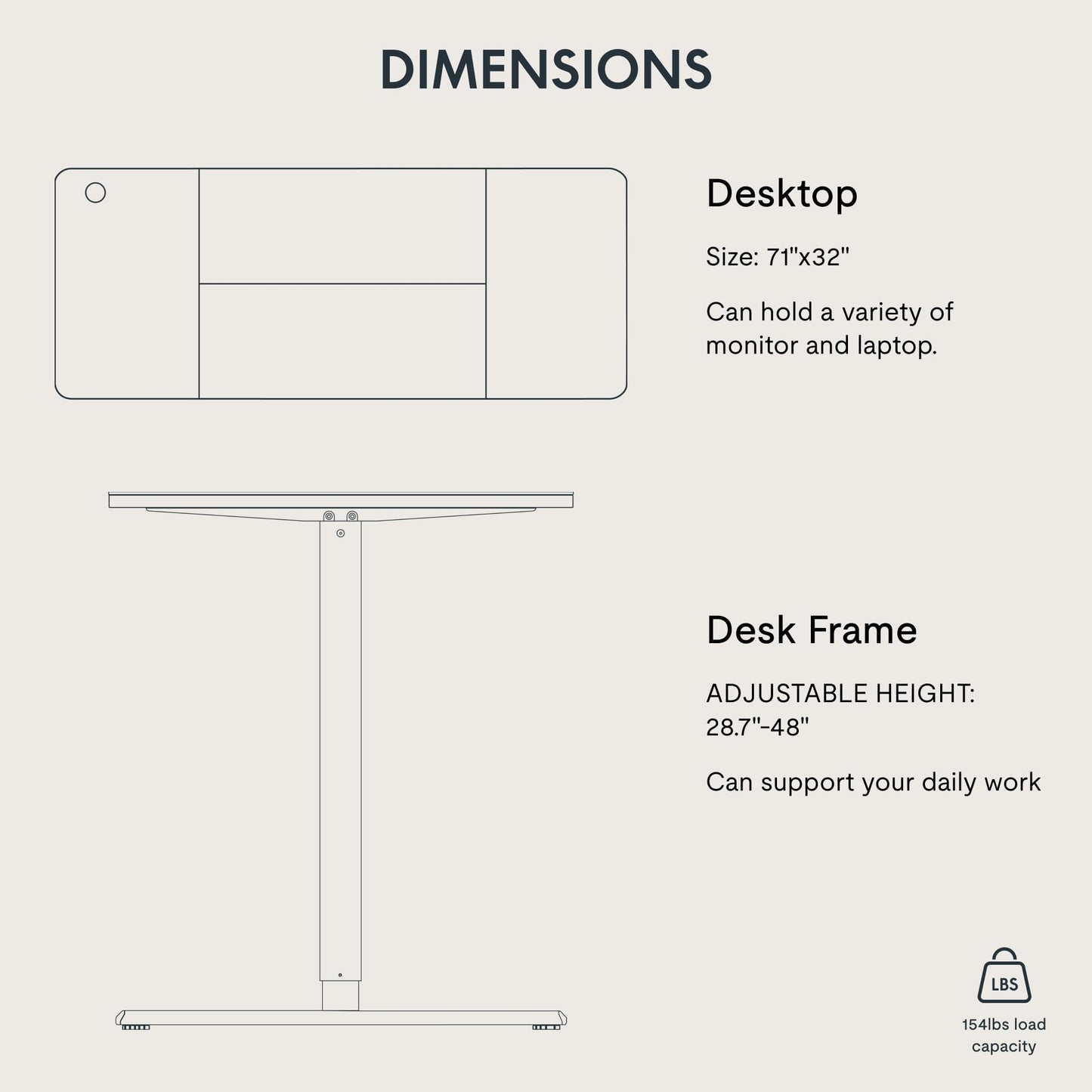 FLEXISPOT Electric Standing Desk 71 x 32 Inch Adjustable Height Desk Home Office Computer Workstation Sit Stand Desk, White Top + White Frame - WoodArtSupply