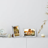 HORLIMER 4x6 Picture Frame Set of 15, Distressed White Rustic Picture Frames Display 4 by 6 Photo for Wall or Tabletop HORLIMER