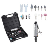 16 Pcs Air Die Grinder Kit 1/4" 1/8" Pneumatic Rotary Grinding Tool Air Grinder Polishing Engraving Tool Set with Grinding Heads and Spanner Accessories 25000RPM Keenso