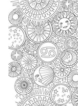 Cancer: Your Cosmic Coloring Book: 24 Astrological Designs for Your Zodiac Sign! (Cosmic Coloring Book Gift Series) Adams Media