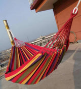 Double Cotton Hammock! Soft, Breathable, and Easy to Carry! Perfect for Relaxing by The Water, at The Park, or in Your Backyard!!! Indoors or Outdoors! Large Size! 2 Carabiners Included for Safety : Generic