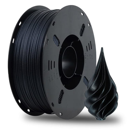 Voxelab 3D Printer Filament, 1.75mm PETG CF Filament, Dimensional Accuracy +/- 0.02 mm, 3D Printing Material 1kg/ Spool, Fit Most FDM 3D Printers (Black) (PETG CF, Midnight Blue) Voxelab