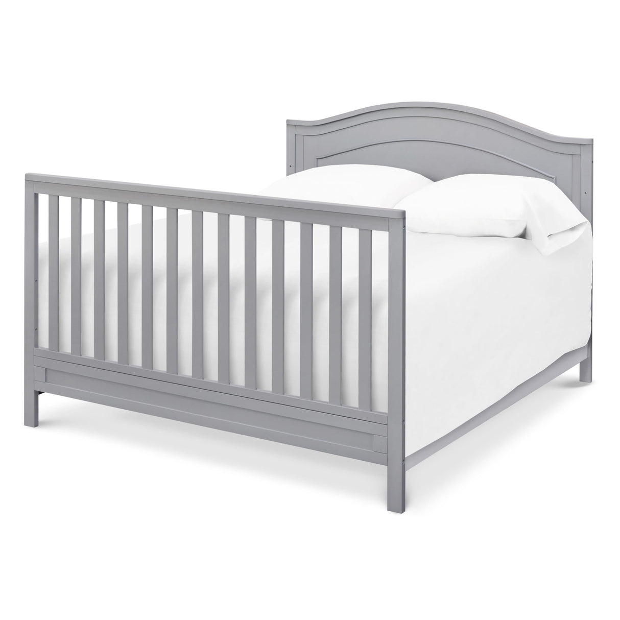 DaVinci Charlie 4-in-1 Convertible Crib in Grey, Greenguard Gold Certified DaVinci
