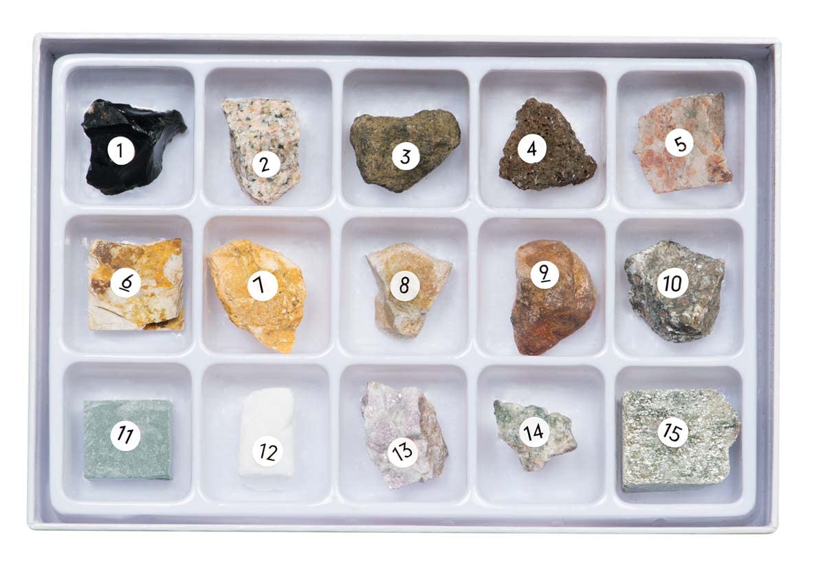 STEM Toy Rock Science Kit Geology Mineral Specimen For Kid Geologists Toysmith
