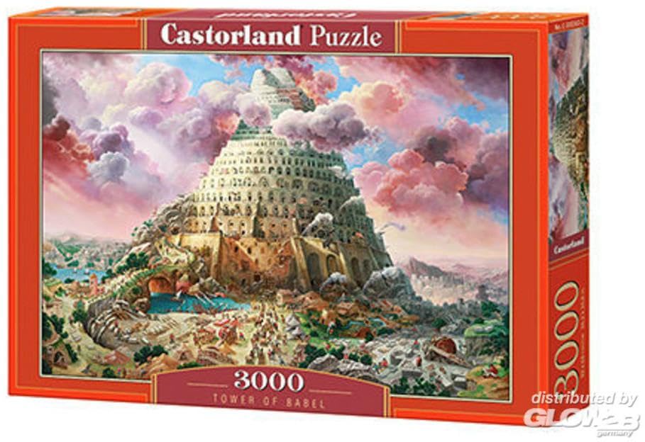 Castorland Puzzle 3000 Pieces: La Tour de Babel Castorland