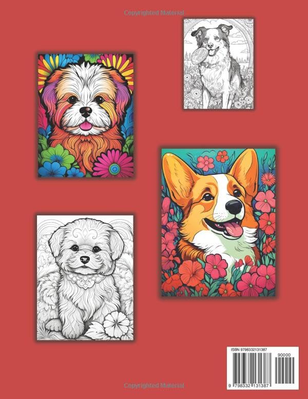 Dog Coloring Books For Adults