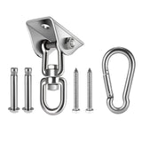 HOMPER Hammock Hanging Kit, 1000 lb Capacity Heavy Duty 360° Rotate Swing Hooks for Chair, Yoga, Outdoor Patio Porch HOMPER