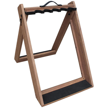 Rush Creek Creations Deer Camp Portable Folding 10 Gun Storage Rack - Handcrafted Weather Proof Material - Easy to Assembly , 21"L x 27"W x 28.5"H Rush Creek Creations