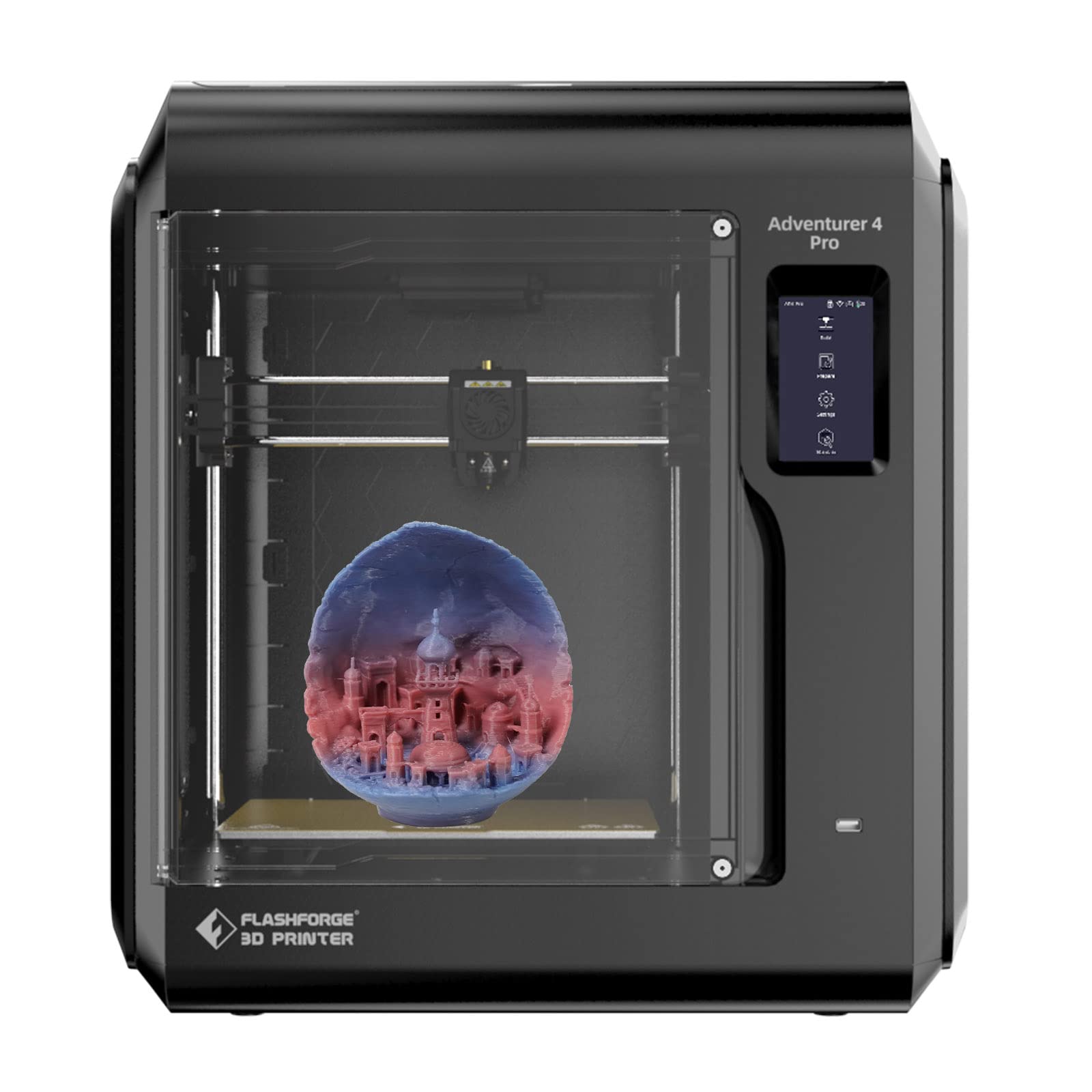 FLASHFORGE 3D Printer Adventurer 4 Pro with Auto Leveling, 300mm/s High Speed Printing, Upgraded Quick Detachable 265°C Hardened Nozzle, Perfect for Printing Carbon Fibre Filament - WoodArtSupply