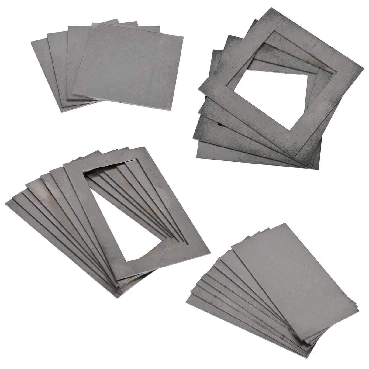 Welding Practice Kit，24-Piece 3x5” Welding Coupons with Premium 18-Gauge Steel Plates for MIG,Suitable for welding practice and improving welding skills… XLKIB