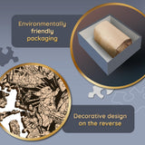 Trefl Star Wars The Mandalorian Wood Craft 500+5 Piece Jigsaw Puzzle The Mysterious Grogu Irregular Shapes, 50 Special Puzzles, Modern Premium Puzzle, for Adults and Children from 12 Years Old Trefl