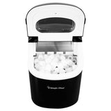 Magic Chef Portable Countertop Ice Maker, Small Ice Maker for Kitchen or Home Bar, Tabletop Ice Maker for Parties, 27-Pound Capacity, Black Magic Chef