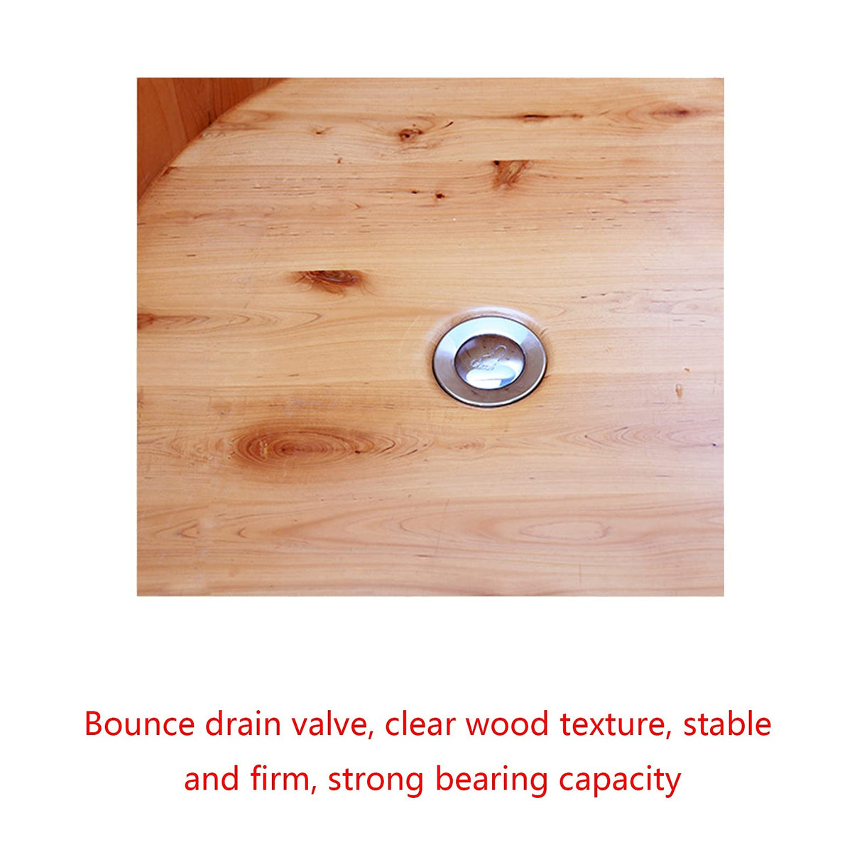 Axdwfd Solid Wood Bathtub, Free-Standing Soaking Non-Slip Bathtub, Very Suitable for Family Children Bathing Bucket Axdwfd