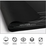 Ainiv Jigsaw Puzzle Mat Roll Up 2000 Pieces, 47” x 31.5” Portable Felt Puzzles Board with 4 Sorting Trays & Travel Storage Bag, Jigsaw Saver Pad Keeper for Adults Teens, Black Ainiv