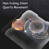 NIKKY HOME Cabin Bear Wall Clock Silent Non Ticking - 12 Inch Battery Operated Rustic Farmhouse Wooden Forest Wildlife Mountain Lodge Decor Art NIKKY HOME