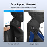 ANYCUBIC Matte PLA Filament 1.75mm, 3D Printing PLA Filament 1.75mm Dimensional Accuracy +/- 0.02mm, 1KG Spool (2.2 lbs), Matte Grey ANYCUBIC