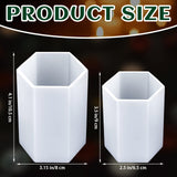 Candle Molds for Candles Making, 4PCS Cylinder and 2PCS Hexagon Silicone Mold for Making Candle, DIY Crafts HFYHWT