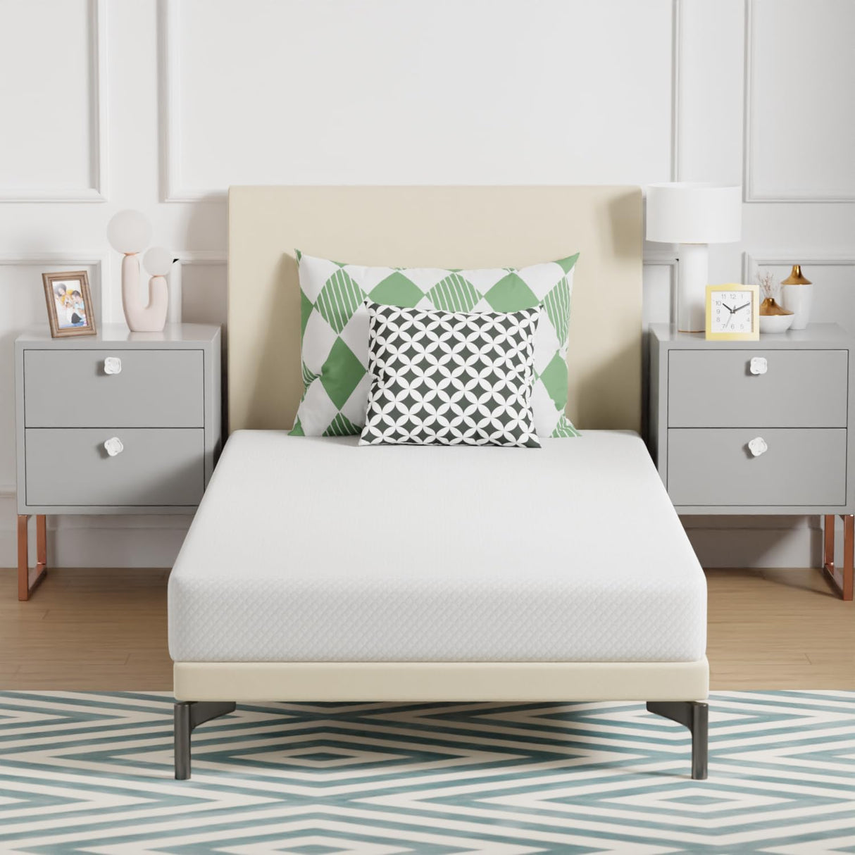 Twin Mattress 6 inch Gel Memory Foam Mattress Queen Mattresses Medium Firm Mattresses for Cool Sleep Relieving Pressure Relief CertiPUR-US Certified Mattress in a Box FDW