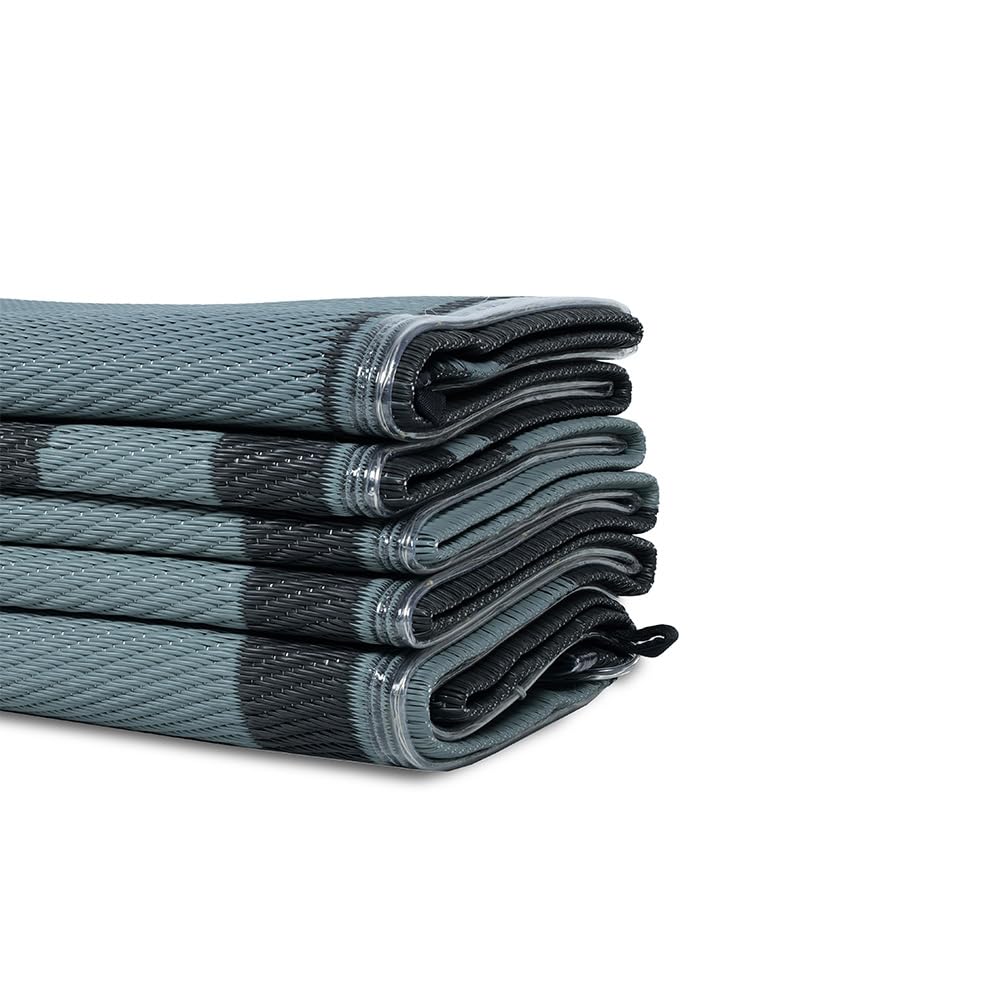 Venture Forward LED Illuminated RV Patio Mat, Wave Design, 9’ x 12’ Venture Forward