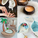 TooGet Natural Coconut Wax 2 lb - DIY Handmade Scented Candle Making Supplies Pure White Coconut Wax, Melting Point 41°/106°F TooGet