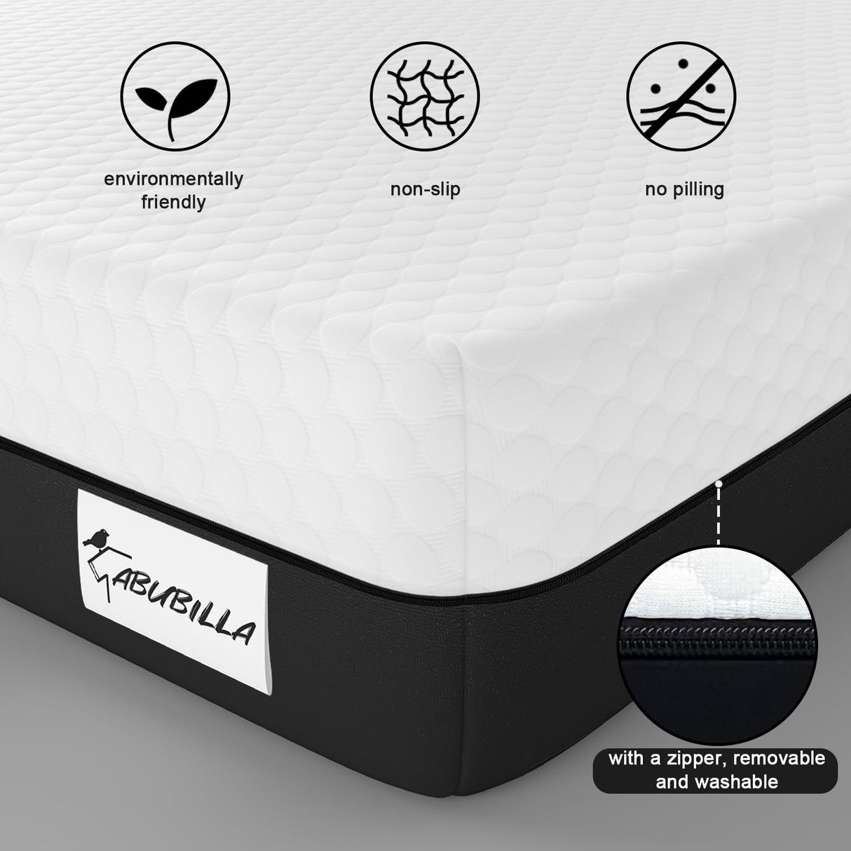 LIYIH 10 Inch King Mattress, King Mattresses, Memory Foam Mattresses Really Can Relieve Your Back and Neck Pain,CertiPUR US Certified【New Version】 LIYIH