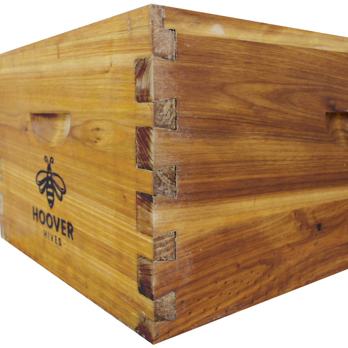 Hoover Hives 8 Frame Deep Brood Box for a Honey Bee Hive Starter Kit - an Essential Beehive Part for Beekeeping Supplies (Unassembled) Hoover Hives