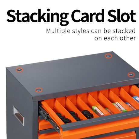 5 Drawers Drill Bit Dispenser Cabinet - Drill Bit Organizer Cabinet for 1/16" to 3/8" | Stackable Milling Cutter Storage Box for Drill Bit Storage DRIFFY