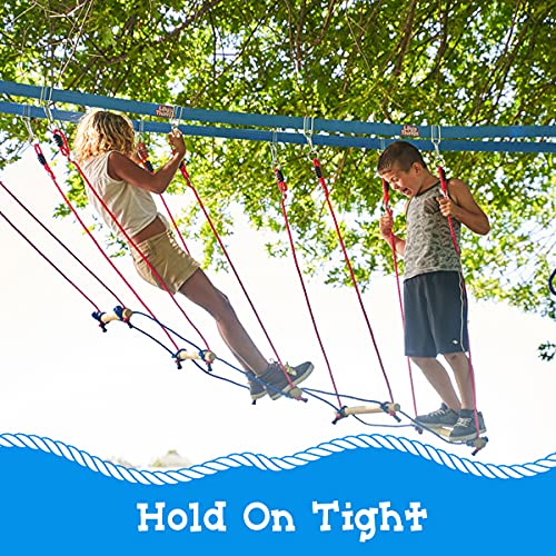 Lily's Things Rickety Bridge Attachment - Double Slackline & Ninja Line Accessories - Exclusively with Our Double Slackline Course Sets Lily's Things