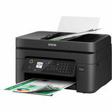 Epson Workforce WF-2830 Wireless Color Inkjet All-in-One Printer, Print Scan Copy and Fax, Automatic 2-Sided Printing, 1. 4" Color LCD, 100-sheet Paper Tray, Wi-Fi Direct Connectivity, Black Epson