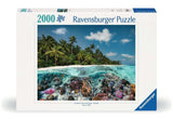 Ravensburger A Dive in The Maldives Puzzle - 2000 Piece Jigsaw | Unique Softclick Technology | Vibrant, Glare-Free Design | Crafted from FSC-Certified Wood | Perfect for Adults & Kids Ravensburger