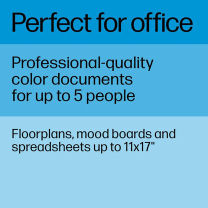 HP OfficeJet Pro 9730e Wide Format Wireless All-in-One Color Inkjet Printer, Print, scan, Copy, ADF, Duplex Printing Best-for-Office, 3 Months of Instant Ink Included (537P6A)