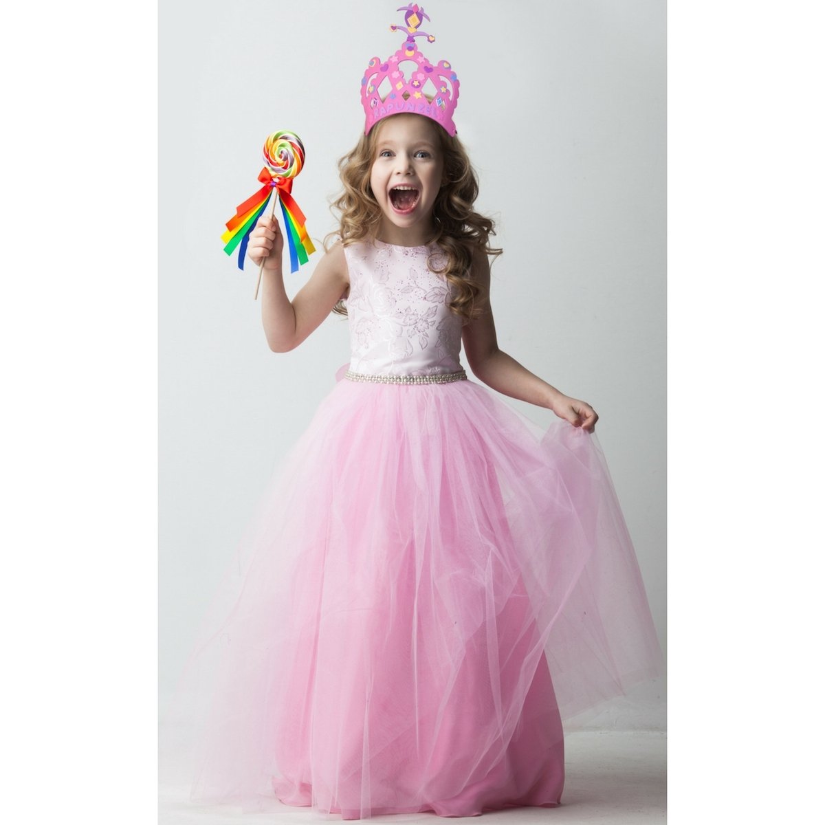 Wilde Tyke Girls Tiara and Crown Crafts Kit (12 Pack, 400 Foam Pieces) Princess Party Favor for Kids (TM) Wilde Tyke