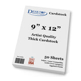 Watercolor Paper 9 x 12 on Premium Artistic White Cardstock - 20 Sheets - (120lb Cover - 325 GSM) - Sheets work for Kids & Adults - Beginners to Advanced Creators Desktop Publishing Supplies