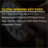 Brass Blessing Clock Winding Key - 5024 Brass Blessing