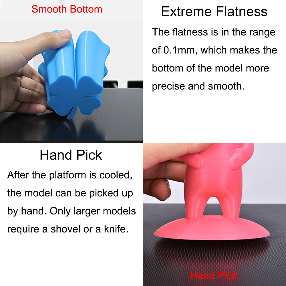 Creality Ender 3 Glass Bed Upgraded Build Surface Plate, 235x235x4mm Dawnblade