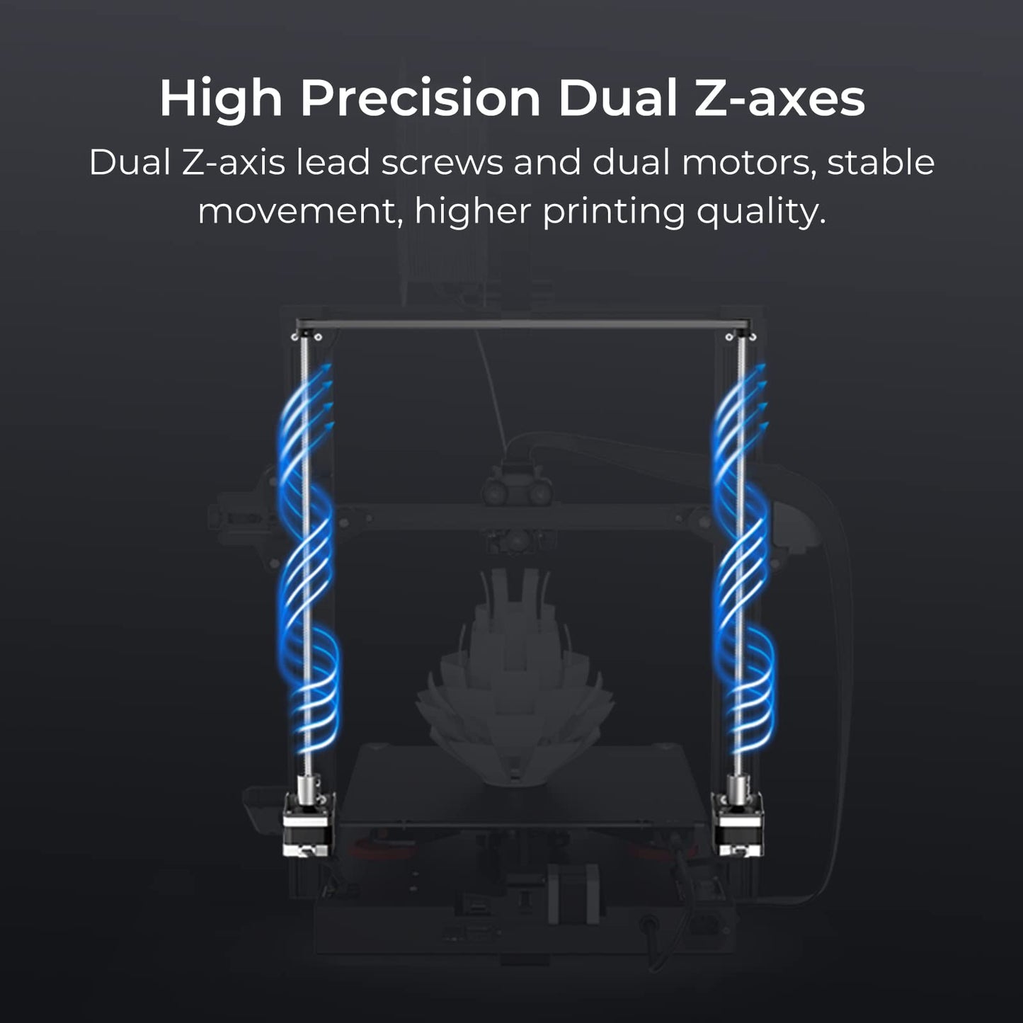 Creality Ender 3 S1 Plus 3D Printer with CR Touch Auto-Leveling Sprite Direct Extruder High-Precision Dual Z-axis Ender 3D Printers Large Print Size 11.81x11.81x11.81inch - WoodArtSupply