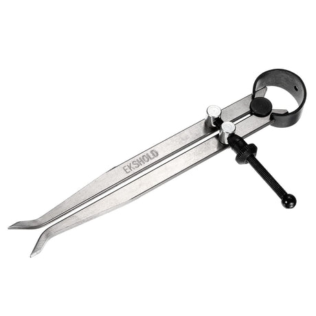 uxcell Spring Inside Caliper 7 Inch Stainless Steel Adjustable Spring Caliper Straight-Leg for Wood Turning Lathe Projects uxcell