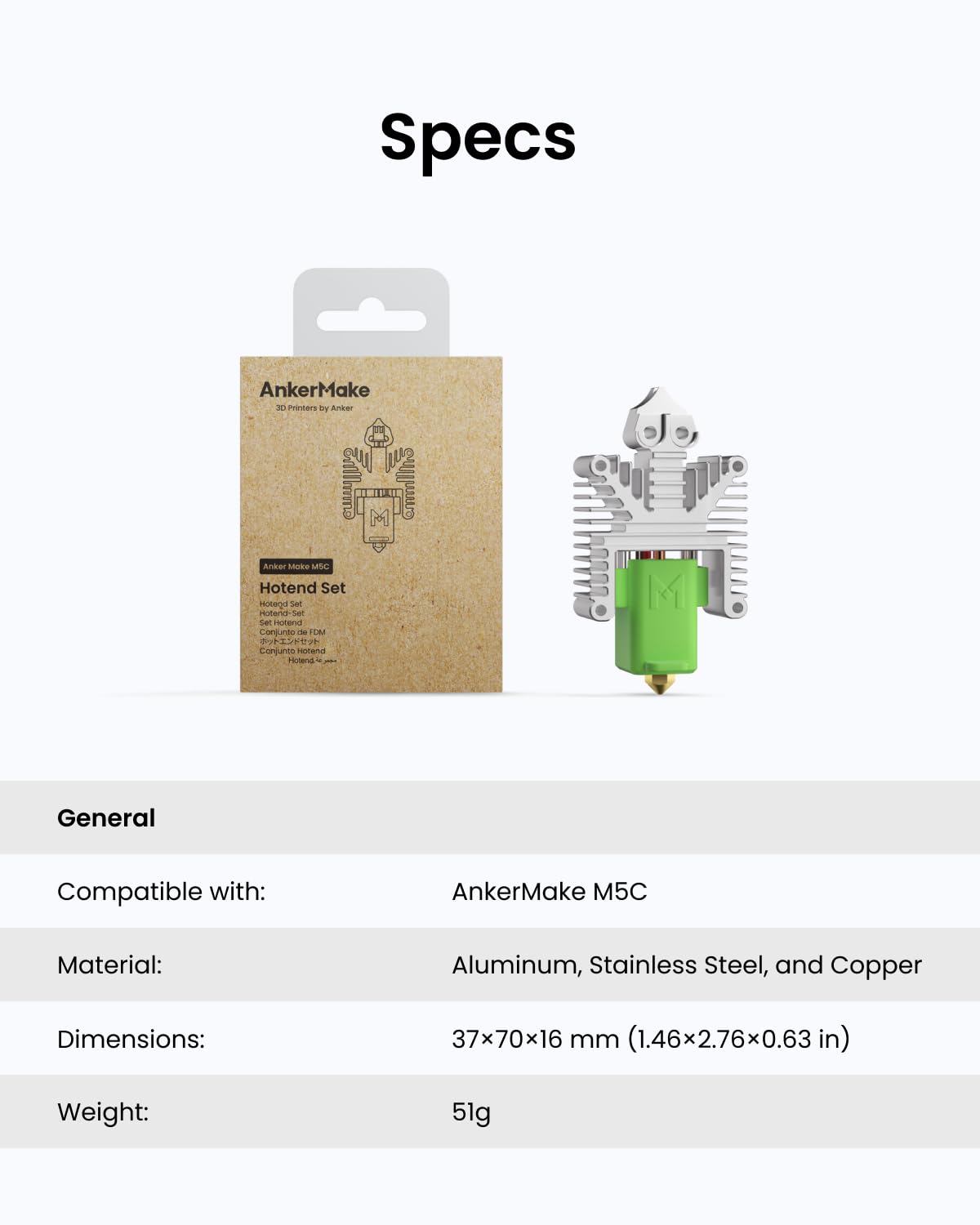 AnkerMake M5C 3D Printer, AnkerMake PLA+ 3D Printing Filament and Accessory Set AnkerMake