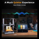 Creality Hi Combo 3D Printer, Multi Color 3D Printing with CFS, 500mm/s Print Speed 95% Pre-Assemble, XY Step-Servo Motor and Auto Leveling Build Volume ‌10.24×10.24×11.81 inch Comgrow