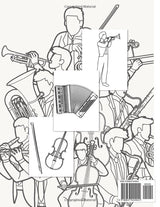 Musical Instruments Coloring Book For Kids: 45+ Large and Simple Drawings with Musical Instruments and Musicians | Children Music Activity Book | Coloring Pages with the Guitar, Violin, Piano and More WoodArtSupply