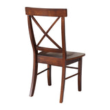 International Concepts X-Back Chair, Espresso IC International Concepts
